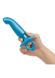 B-Vibe Hither Silicone Plug - Blue