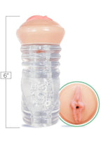 Hey 19!, ClearStroke Dual End Pussy Lucy Tyler - Clear/Vanilla
