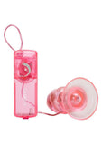 Tush Trainer Vibrating Butt Plug with Wired Remote Control - Pink