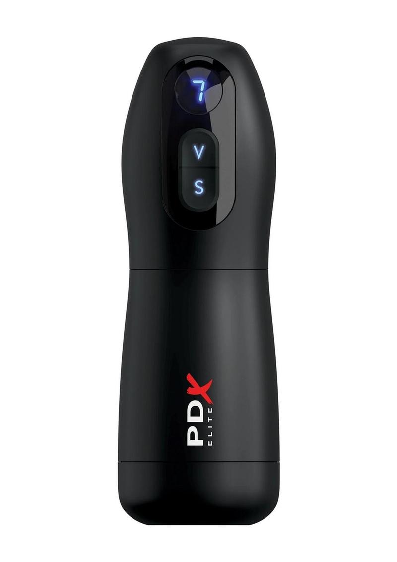 PDX Elite Suck-O-Matic Rechargeable Masturbator - Black