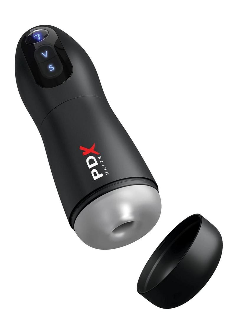 PDX Elite Suck-O-Matic Rechargeable Masturbator - Black
