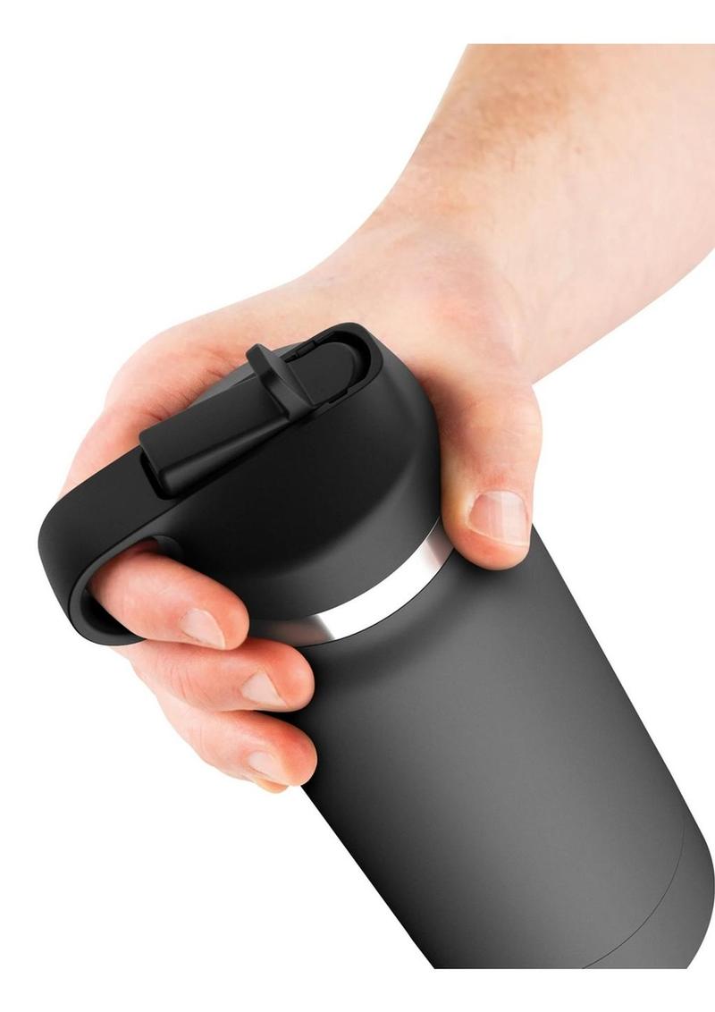 PDX Plus Fuck Flask Secret Delight Pussy Stroker - Vanilla/Grey
