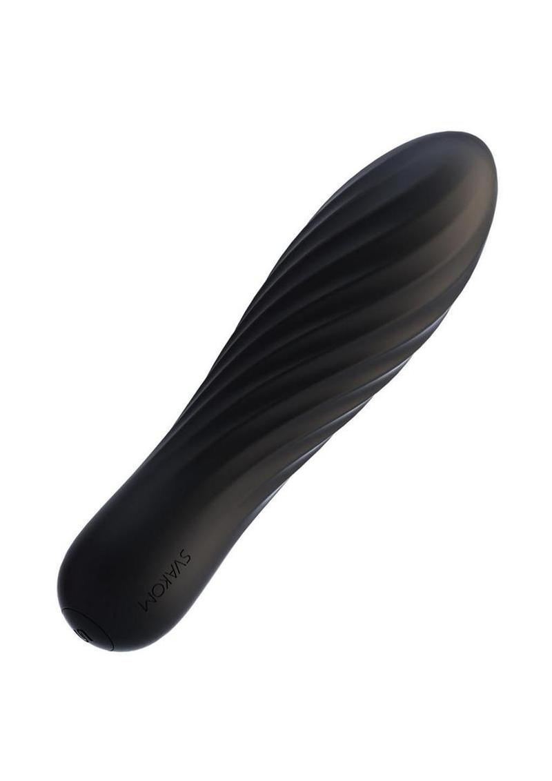 Svakom Tulip Rechargeable Silicone Bullet - Black