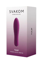 Svakom Tulip Rechargeable Silicone Bullet - Purple