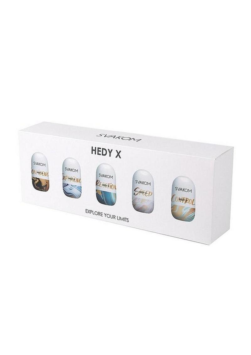Svakom Hedy X-Mix Stroking Sleeve Set (5 Piece) - Vanilla