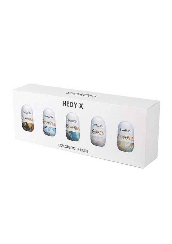 Svakom Hedy X-Mix Stroking Sleeve Set (5 Piece) - Vanilla