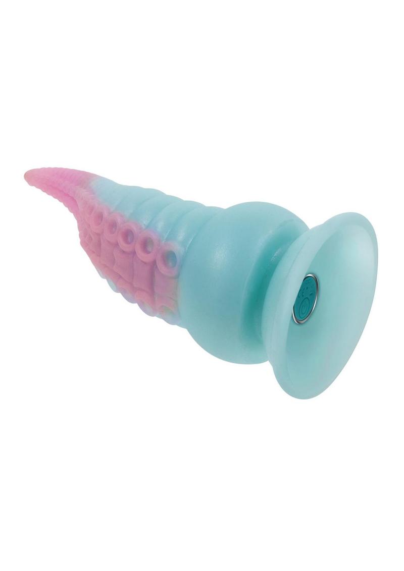 Selopa Stuck on You Rechargeable Silicone Dildo - Pink/Blue