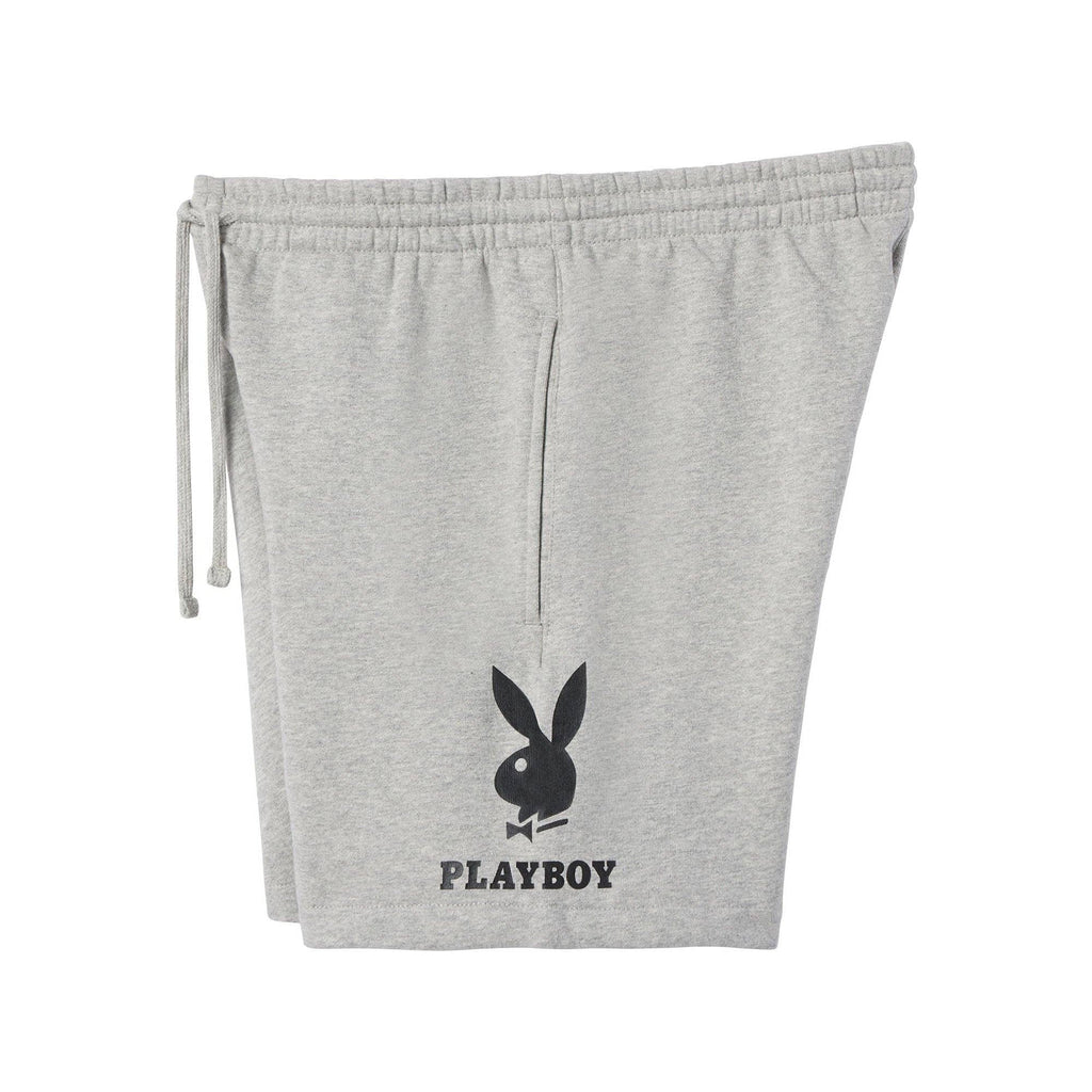 PLAYBOY Men's Double Bunny Sweat Shorts