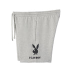 PLAYBOY Men's Double Bunny Sweat Shorts