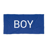 Boy Beach Towel by CULTUREEDIT