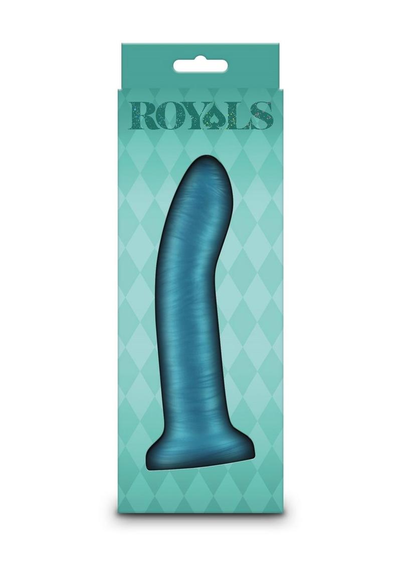 Royals Charlie Silicone Dildo 6in - Teal