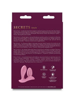 Secrets Rain Rechargeable Silicone Vibrator with Remote Control - Pink
