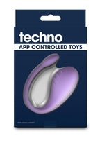 Techno Rave Rechargeable Silicone App Compatible Vibrator - Lavender