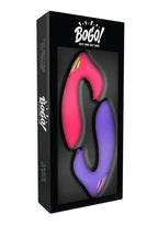 BOGO G-Spot Rechargeable Vibrator - Pink/Purple