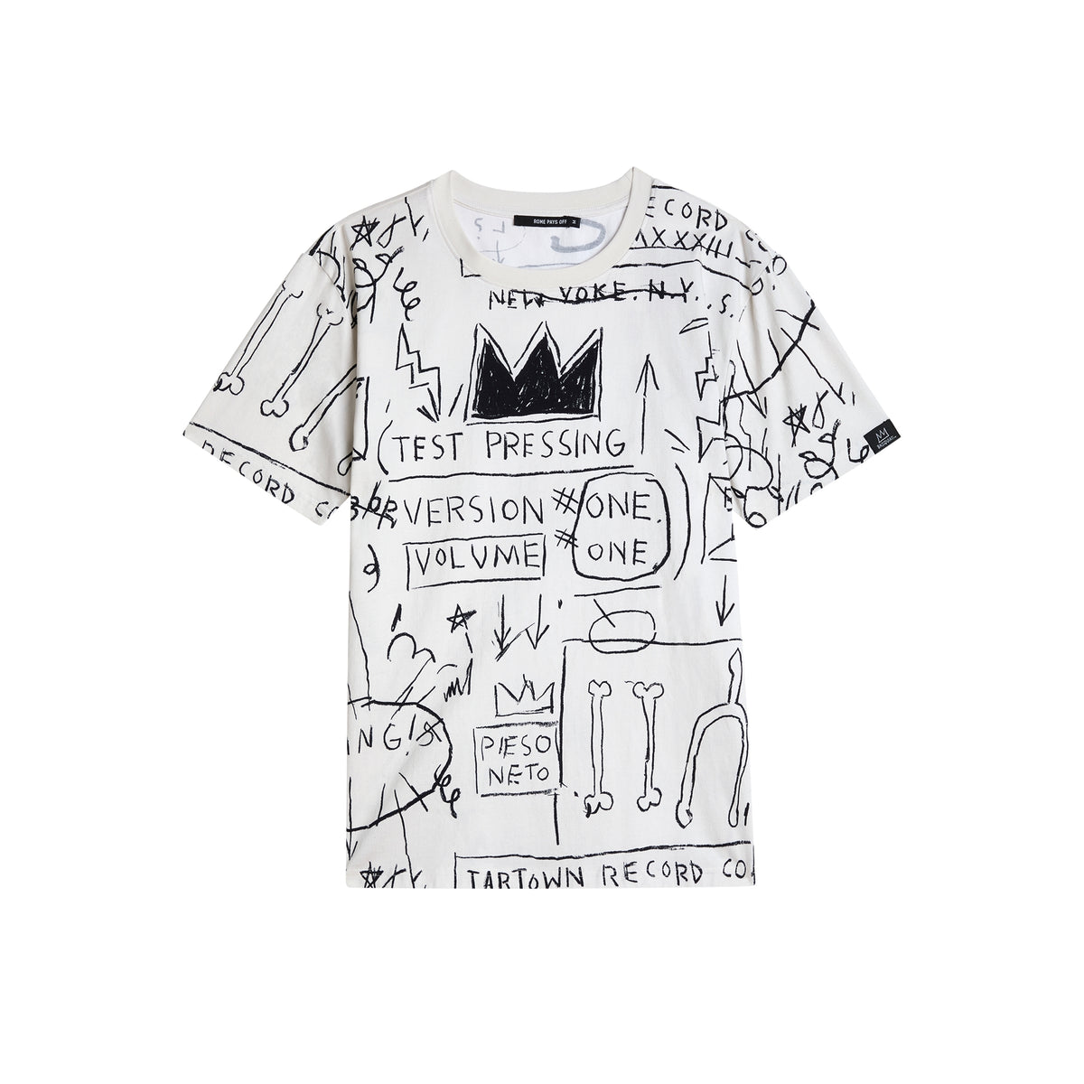 Jean-Michel Basquiat Beat Bop All-Over Print T-Shirt