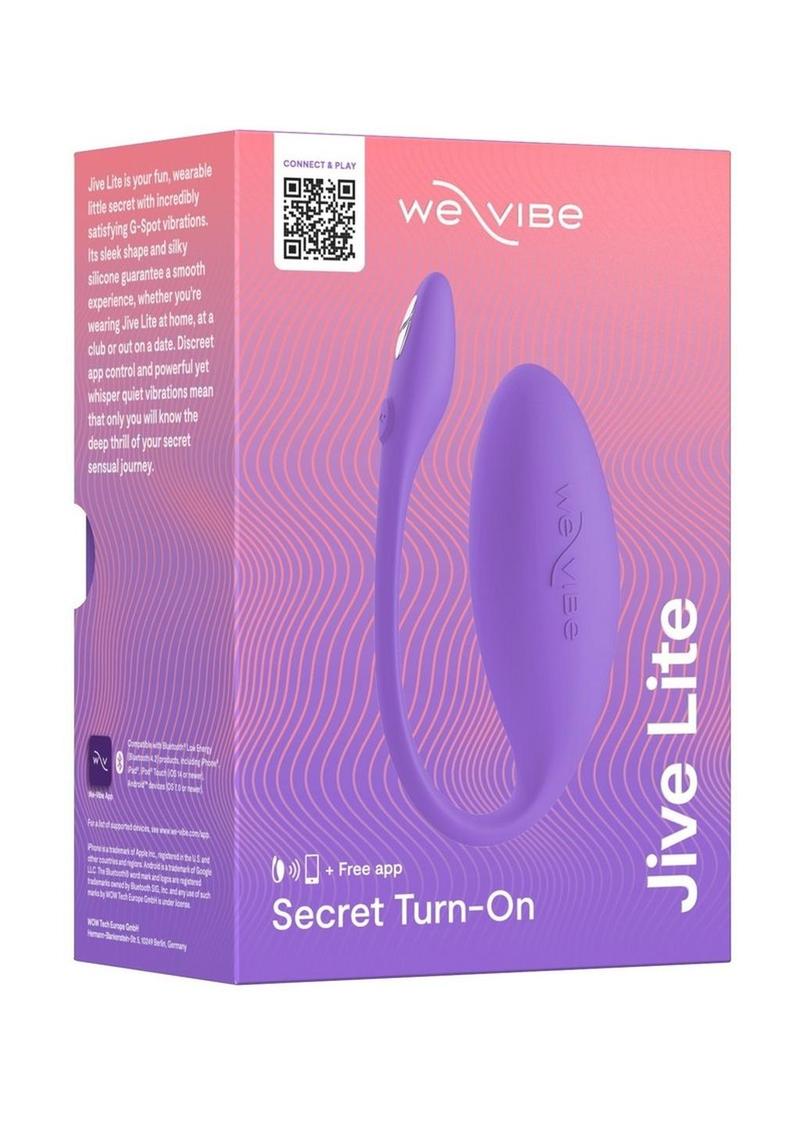 We-Vibe Jive Lite G-Spot Rechargeable Silicone Egg - Purple