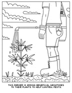 A Visit To the Cannabis Farm Coloring Book