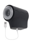 Playboy Come Along Dual End Rechargeable Masturbator - Black/Clear