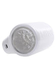 Playboy Spin Doctor Rechargeable Dual End Masturbator - White/Clear