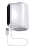 Playboy Spin Doctor Rechargeable Dual End Masturbator - White/Clear