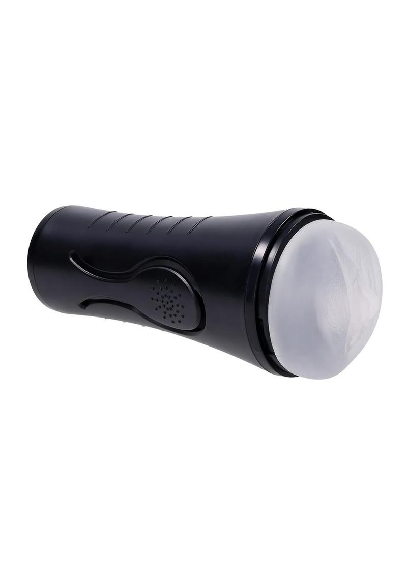 Zero Tolerance Hold Tight Rechargeable Stroker - Black/Clear