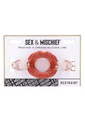 Sex & Mischief Peaches ‘n CreaMe Silicone Lips - Ivory/Rose Gold