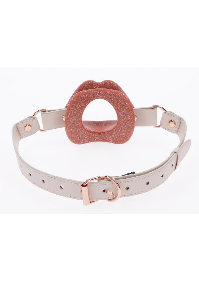 Sex & Mischief Peaches ‘n CreaMe Silicone Lips - Ivory/Rose Gold