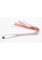 Sex & Mischief Peaches ‘n CreaMe Stripe Flogger - Ivory/Orange
