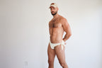 GYMNASIUM THE TIE SIDE SWIM BRIEF BONE