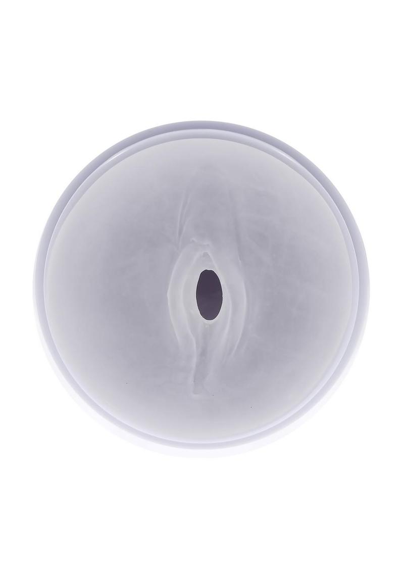 Selopa Pleasure Can Rechargeable Silicone Pussy Stroker - White