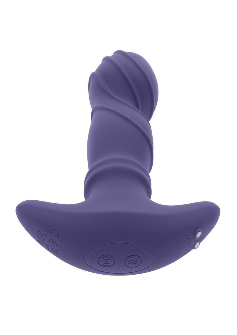 Gender X Ring It Rechargeable Silicone Anal Plug with Remote Control - Blue