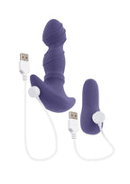 Gender X Ring It Rechargeable Silicone Anal Plug with Remote Control - Blue