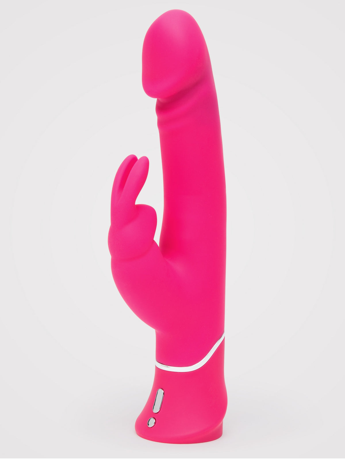 Happy Rabbit Realistic Double Dense Rabbit Vibrator - Pink