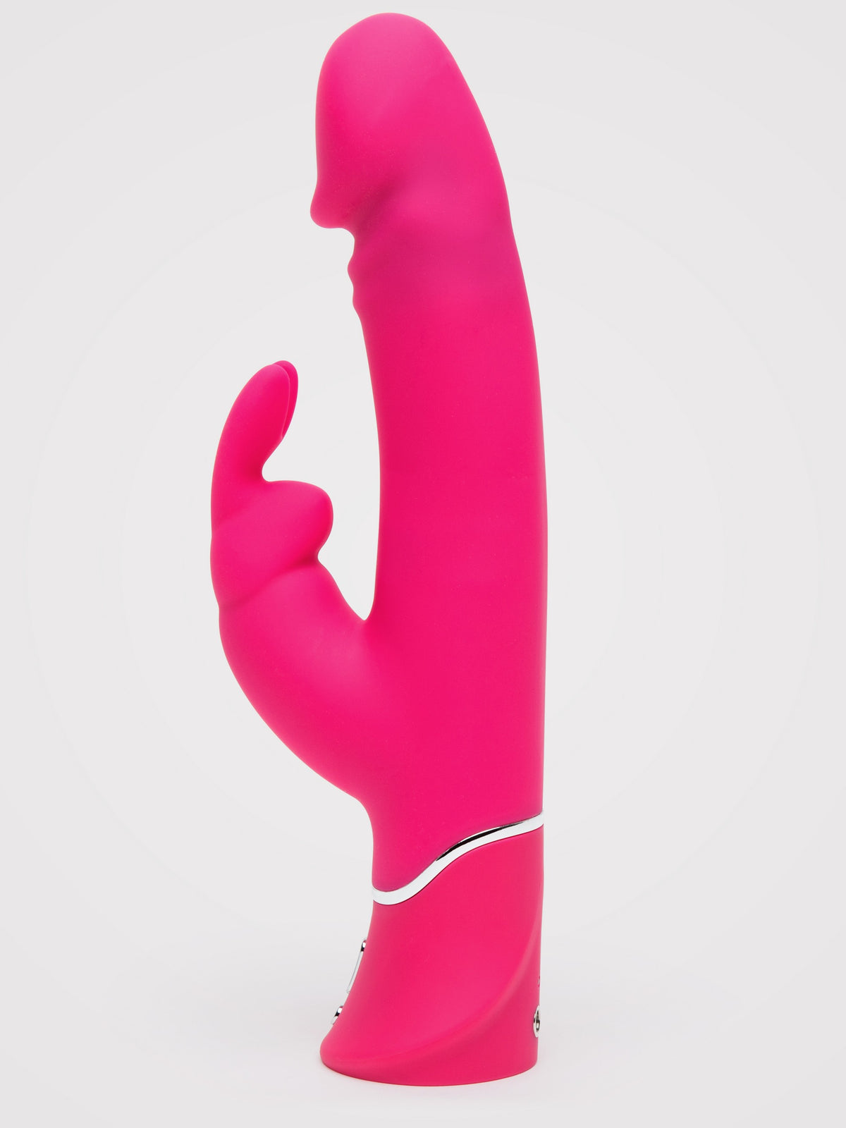 Happy Rabbit Realistic Double Dense Rabbit Vibrator - Pink