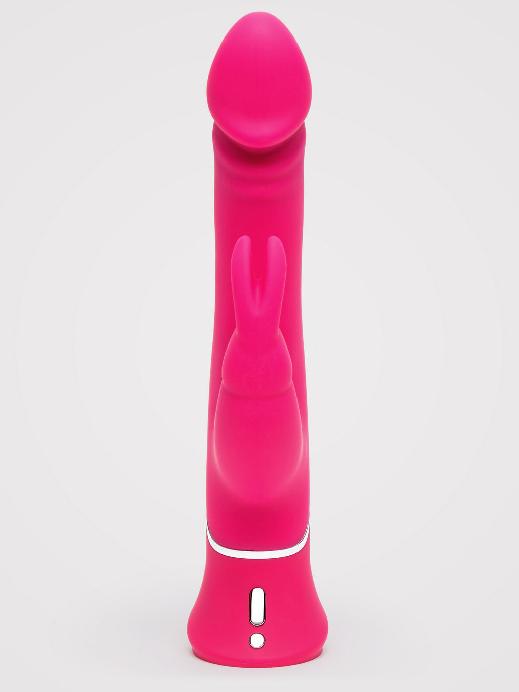 Happy Rabbit Realistic Double Dense Rabbit Vibrator - Pink