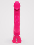 Happy Rabbit Realistic Double Dense Rabbit Vibrator - Pink