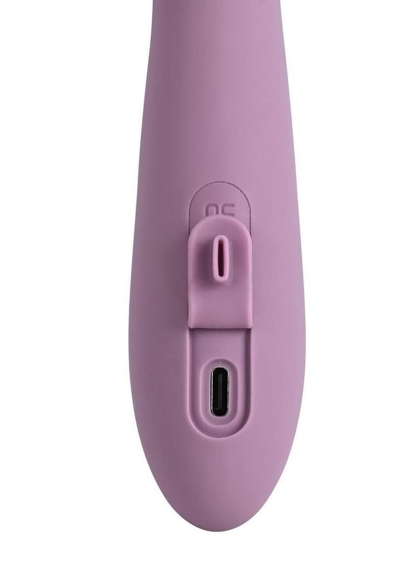 Svakom Trysta Neo Rechargeable App Control Silicone Rabbit Vibrator - Lavender
