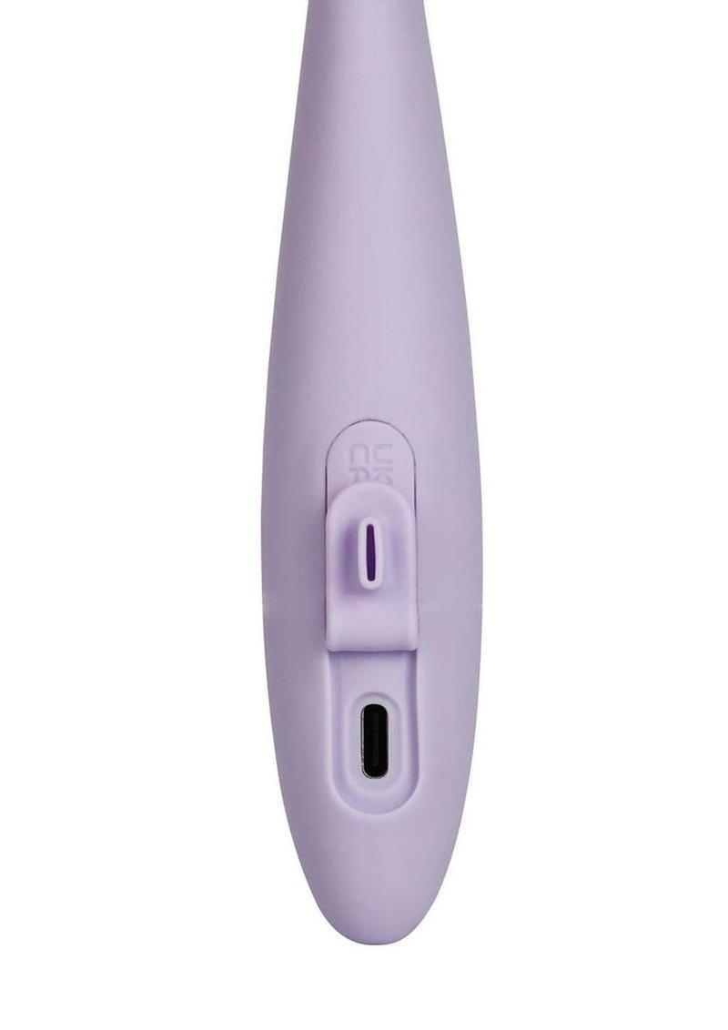 Svakom CICI Plus 2 Rechargeable Silicone App Controlled G-Spot Warming Vibrator - Lavender