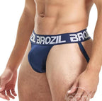 Brozil Ultra Bulge Enhancing Jockstrap Navy