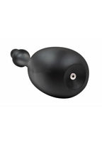 AquaClean 150ML One Way Valve Douche with Anal Bead Nozzle - Black