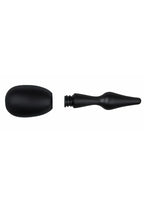 AquaClean 150ML One Way Valve Douche with Butt Plug Nozzle - Black