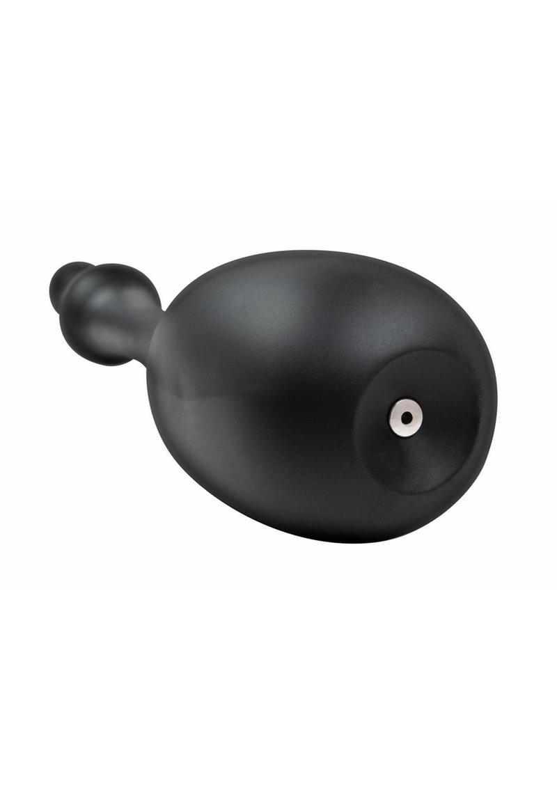 AquaClean 150ML One Way Valve Douche with Butt Plug Nozzle - Black