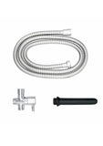 AquaClean Shower Douche System with Diverter - Black