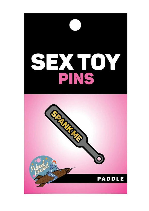 Paddle Spank Me Enamel Pin