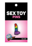 Dildo Rainbow Enamel Pin