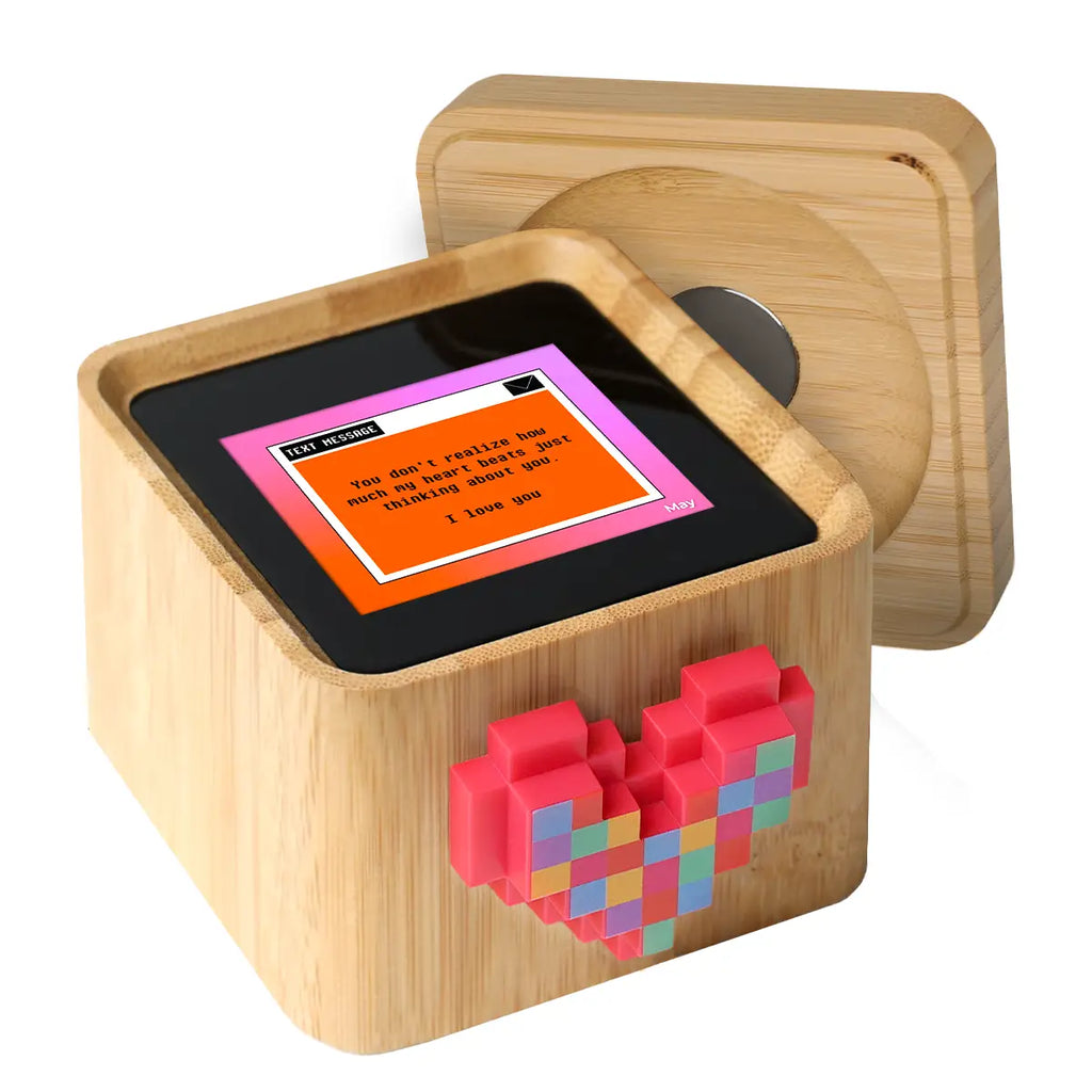Lovebox Color & Photo - Rainbow Pixel Heart