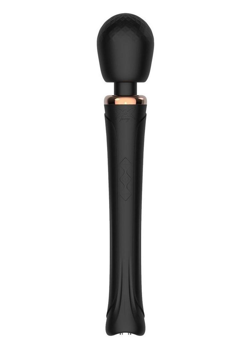 Pixey Aquawand Rechargeable Silicone Body Wand - Black Edition