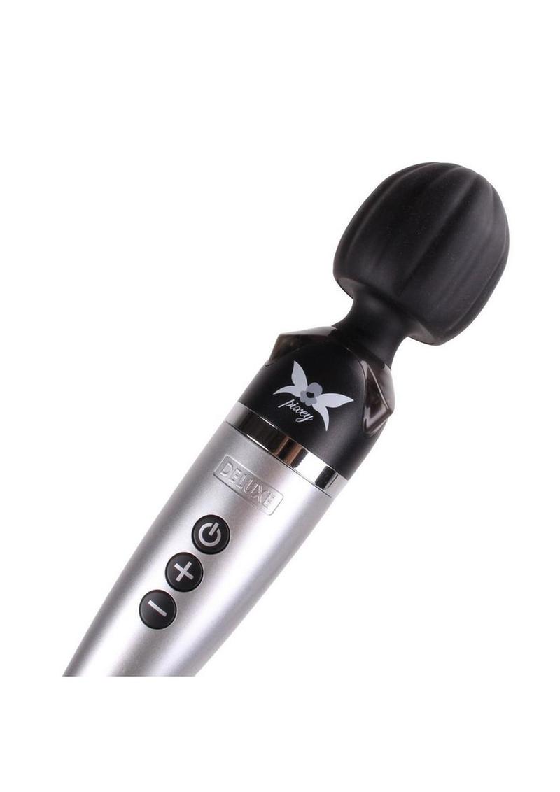 Pixey Deluxe Rechargeable Wand - Silver