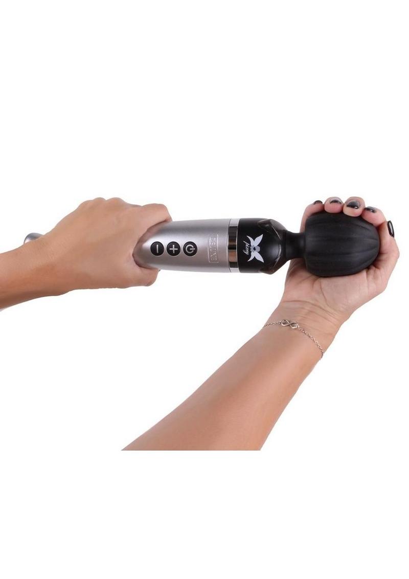 Pixey Deluxe Rechargeable Wand - Silver