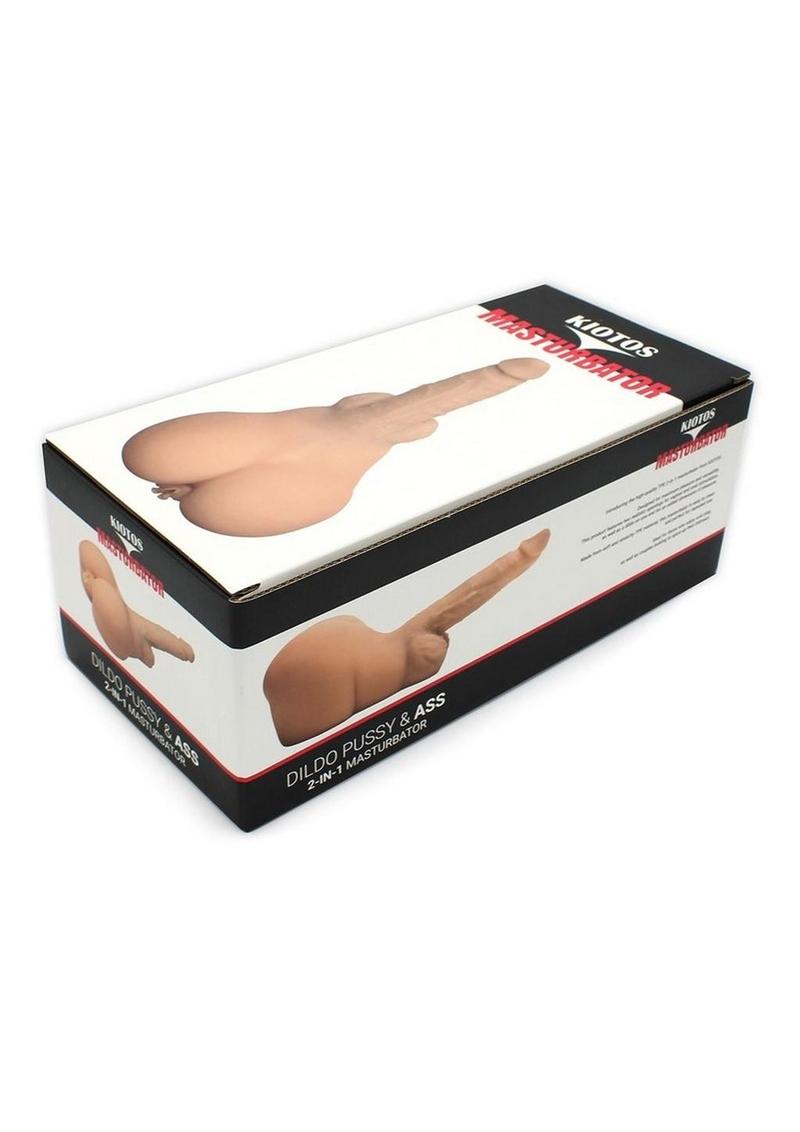 Kiotos Masturbator Dildo 2-in-1 - Pussy & Ass - Vanilla